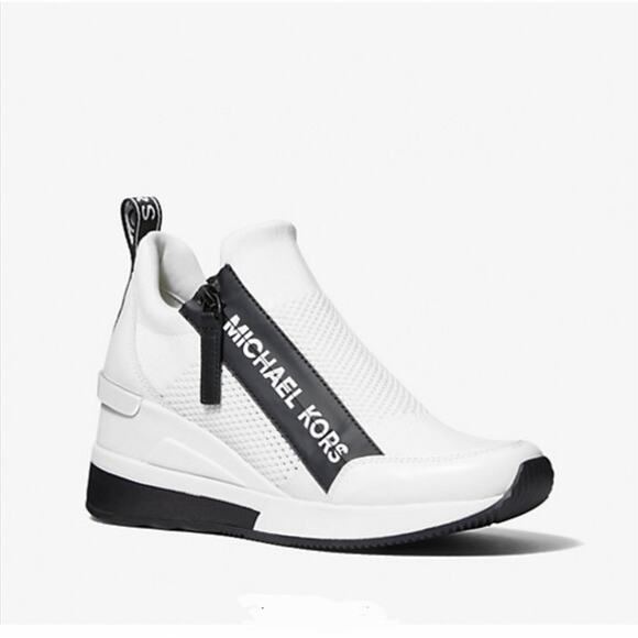 Michael Kors Willis Wedge Trainer Athletic Sneaker Shoe Sz 7M - Picture 1 of 8